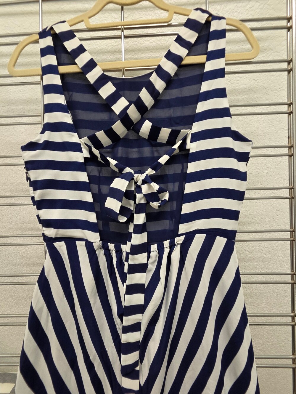 Olive & Oak Navy and White Striped Sundress